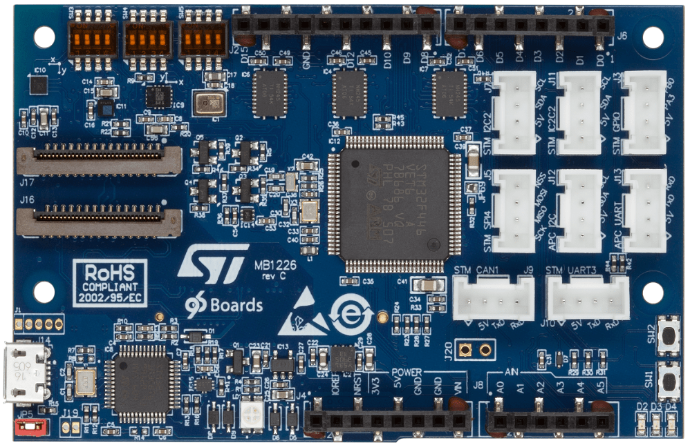 Documentation for STM32 Sensor mezzanine board - 96Boards